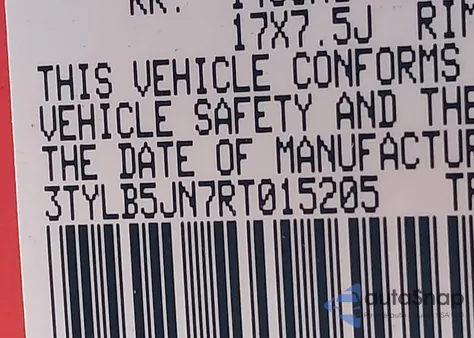 2024 Toyota Tacoma Trd Off Road from USA, damaged, VIN 3TYLB5JN7RT015205